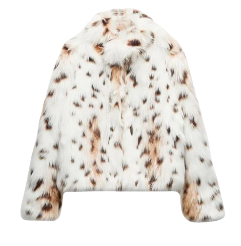 ROCCHI STORE™ - ECOPELLICCIA FUR  LEOPARDATO CHIARO