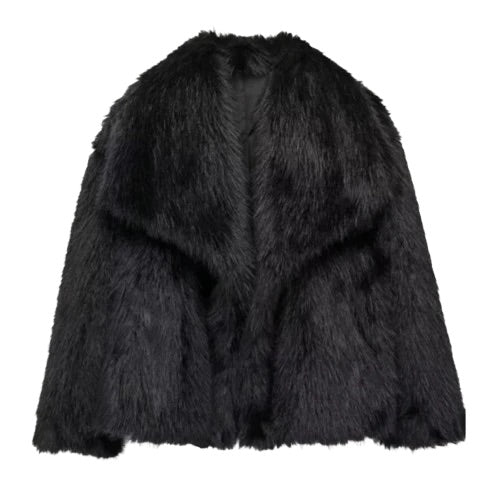 ROCCHI STORE™ - ECOPELLICCIA FUR  NERO