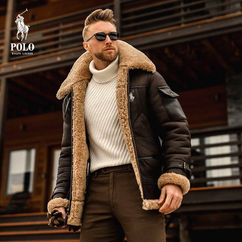 Ralph Lauren| veste à fourrure pour homme